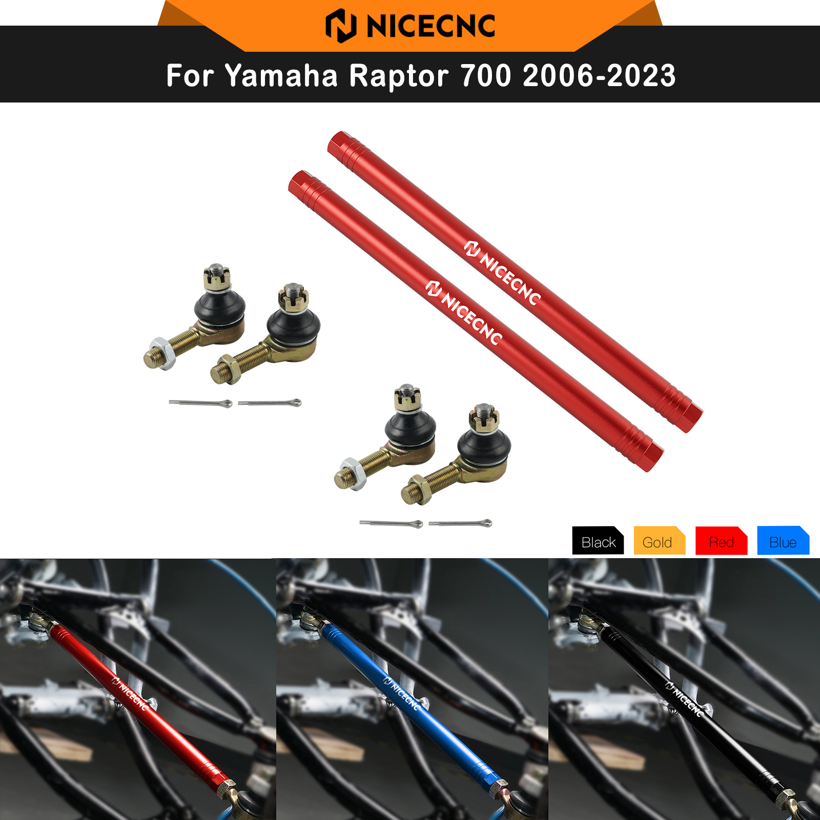 Exhaust Pipe Expander - NICECNC Kogelgewricht Stuurkogelset voor Yamaha Raptor